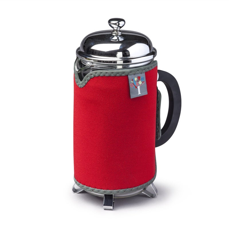 Zeal 8 Cup Cafetiere Insulated Jacket â€“ Red - Image 4